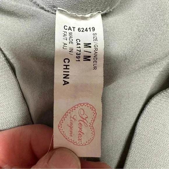 Hertex Lingerie Leggings / Tights Lace Grey Size Medium - Picture 9 of 16